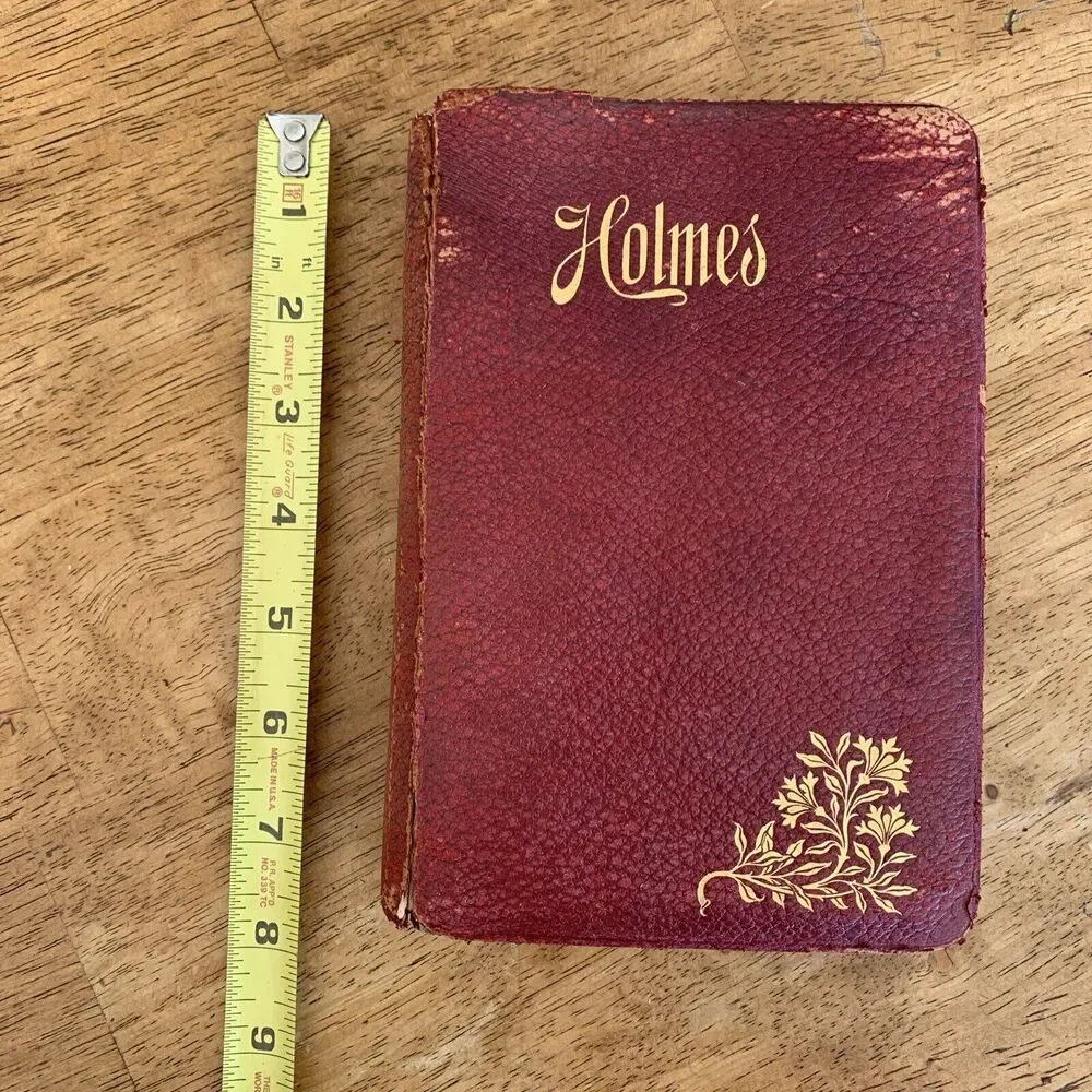 The Early Poems of Oliver Wendell Holmes POEMS Book Leather Cover W.B.‎ Conkey